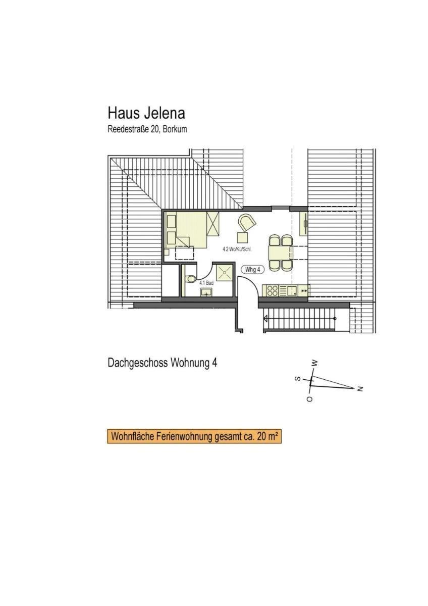 Haus Jelena Appartement 4 Borkum Extérieur photo